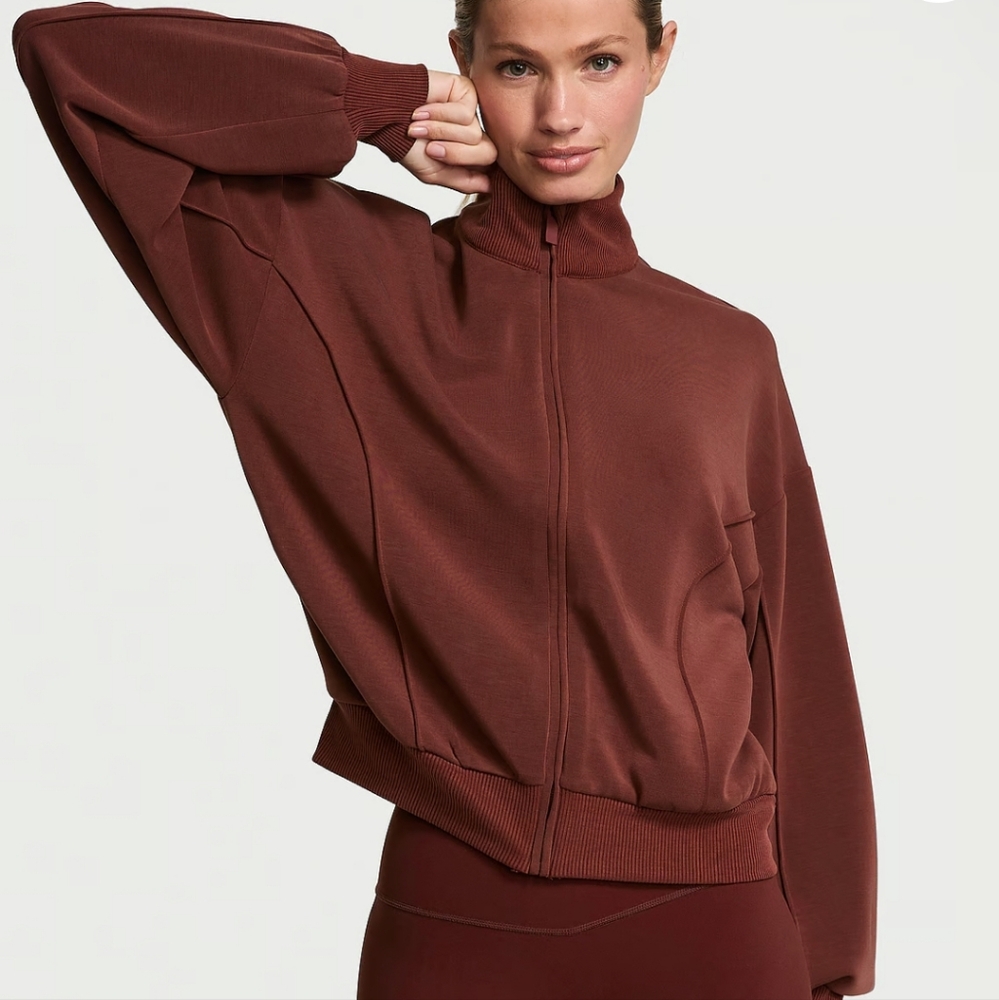 Victoria's Secret Featherweight Knit Jacket zip up